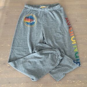 AVIATOR NATION SWEATPANTS - HEATHER GREY